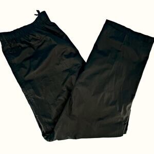 Tek Gear Performance Lined Jogger Lounge Pants Size Large Solid Black Pull On